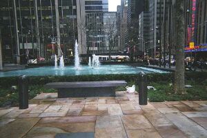 Another fountain near Radio City Music Hall